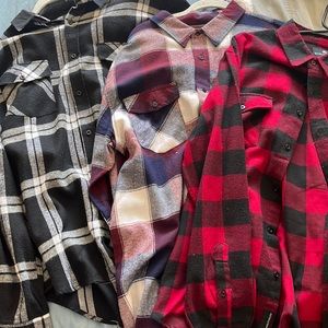 3 flannels